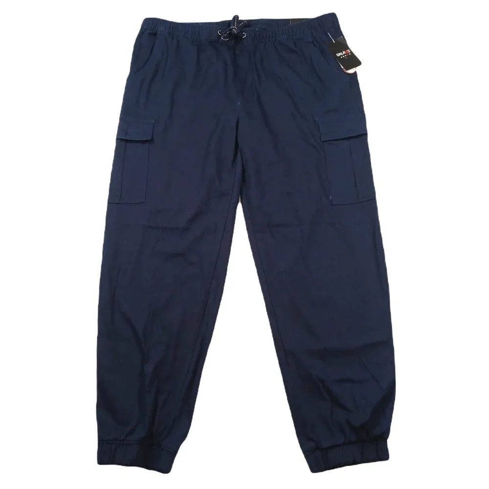 GALAXY Slim Fit Cargo Jogger Pants Mens 2XL XXL‎ Navy Blue $58 NEW